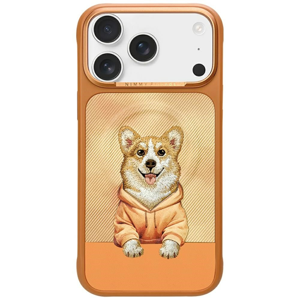 Nimmy Gentle Pets Series Dog MagSafe case for iPhone 17 Pro - orange_0