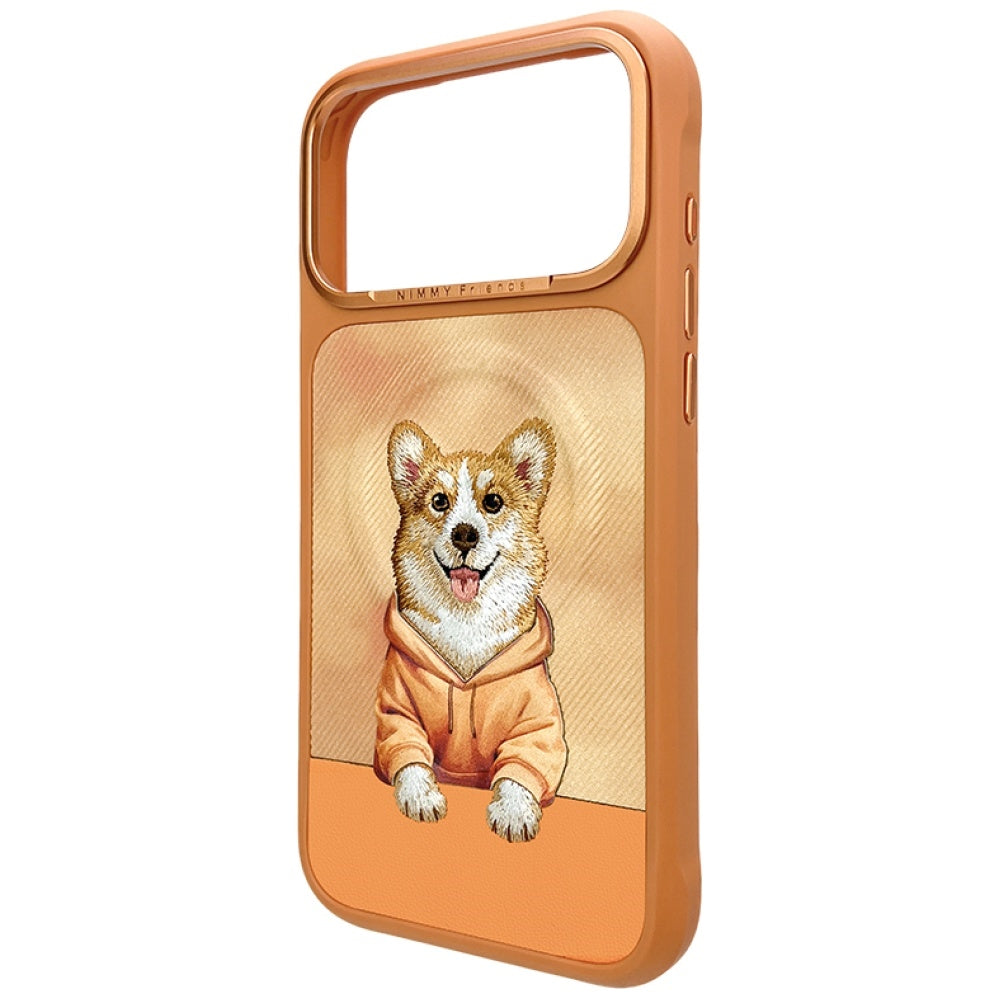 Nimmy Gentle Pets Series Dog MagSafe case for iPhone 17 Pro - orange_1