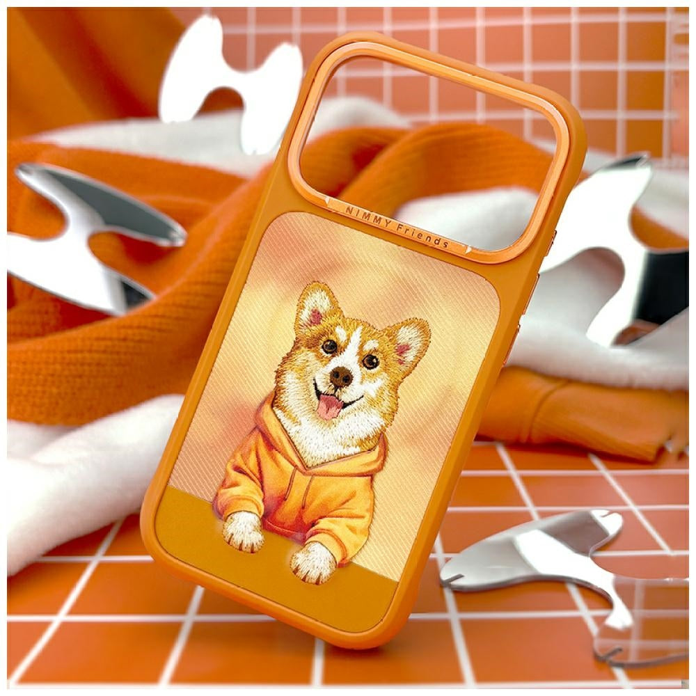 Nimmy Gentle Pets Series Dog MagSafe case for iPhone 17 Pro - orange_7