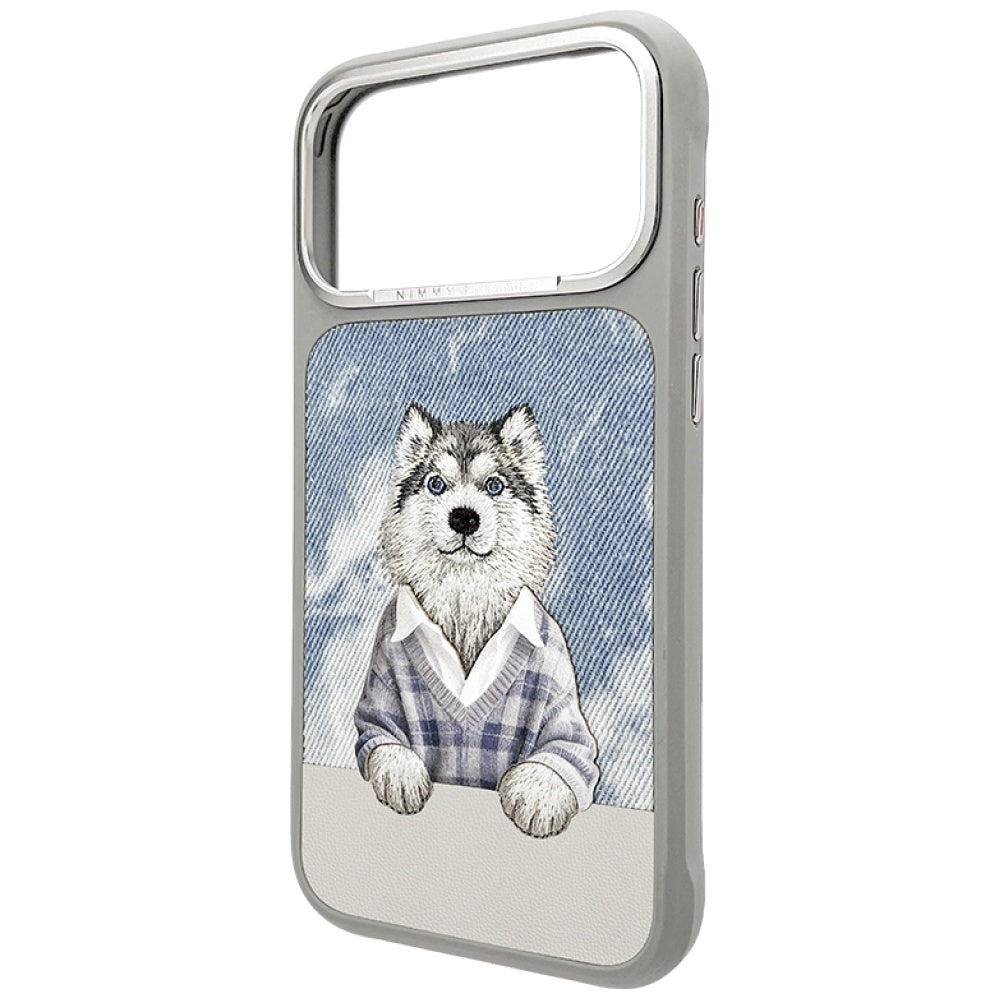 Nimmy Gentle Pets Series Dog MagSafe case for iPhone 17 Pro - gray_1