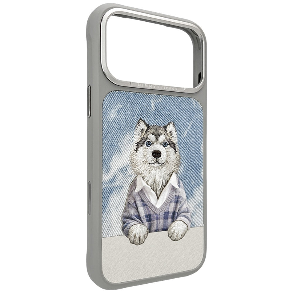 Nimmy Gentle Pets Series Dog MagSafe case for iPhone 17 Pro - gray_2