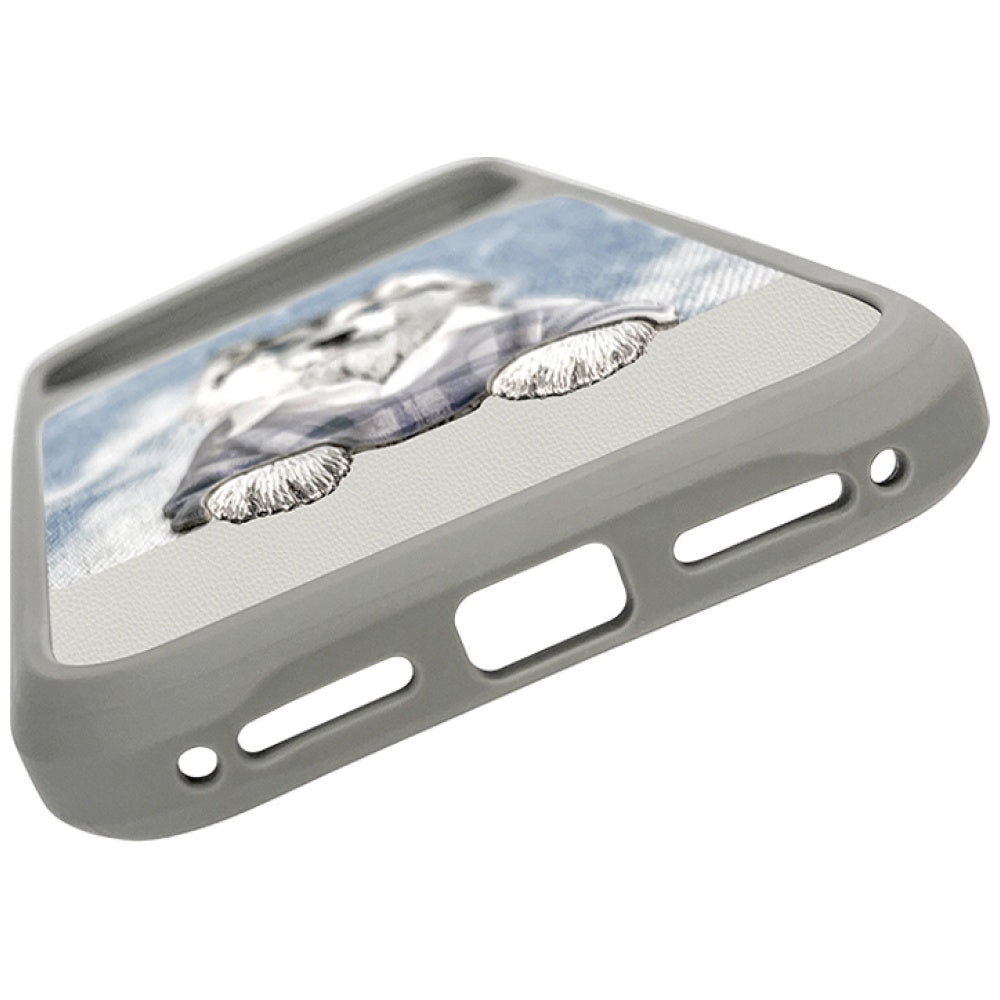 Nimmy Gentle Pets Series Dog MagSafe case for iPhone 17 Pro - gray_4