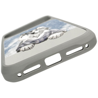 Nimmy Gentle Pets Series Dog MagSafe case for iPhone 17 Pro - gray_4