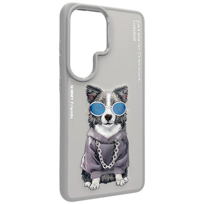 Nimmy Glasses Cool Dog Case for Samsung Galaxy S26 Ultra - Gray_2