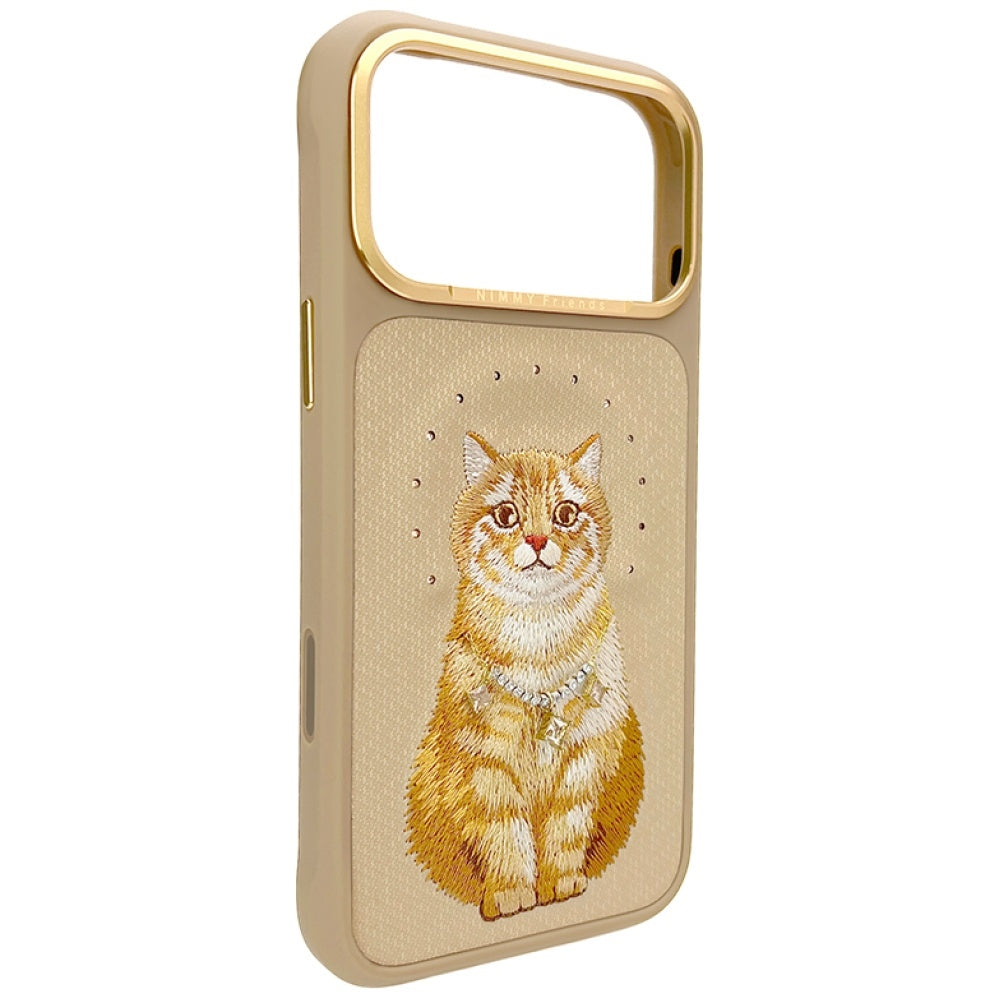 Nimmy Lucky Fashion Cat MagSafe case for iPhone 17 Pro - brown_2