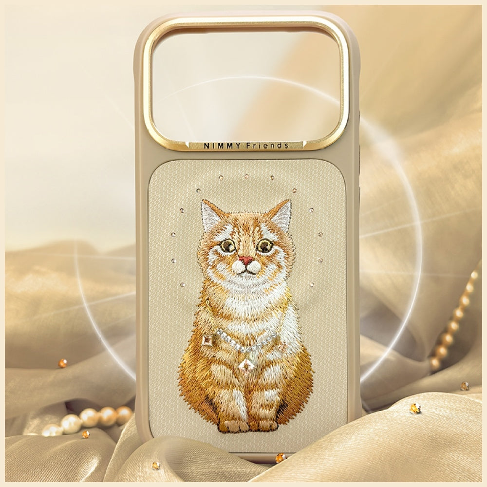 Nimmy Lucky Fashion Cat MagSafe case for iPhone 17 Pro - brown_6