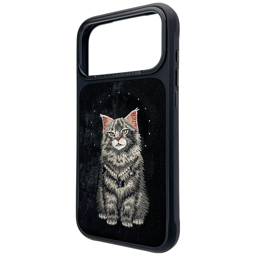 Nimmy Lucky Fashion Cat MagSafe case for iPhone 17 Pro - black_1