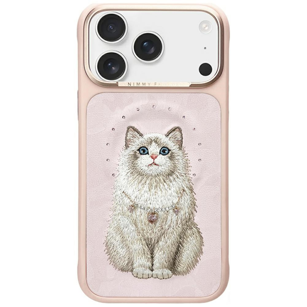 Nimmy Lucky Fashion Cat MagSafe case for iPhone 17 Pro - pink_0
