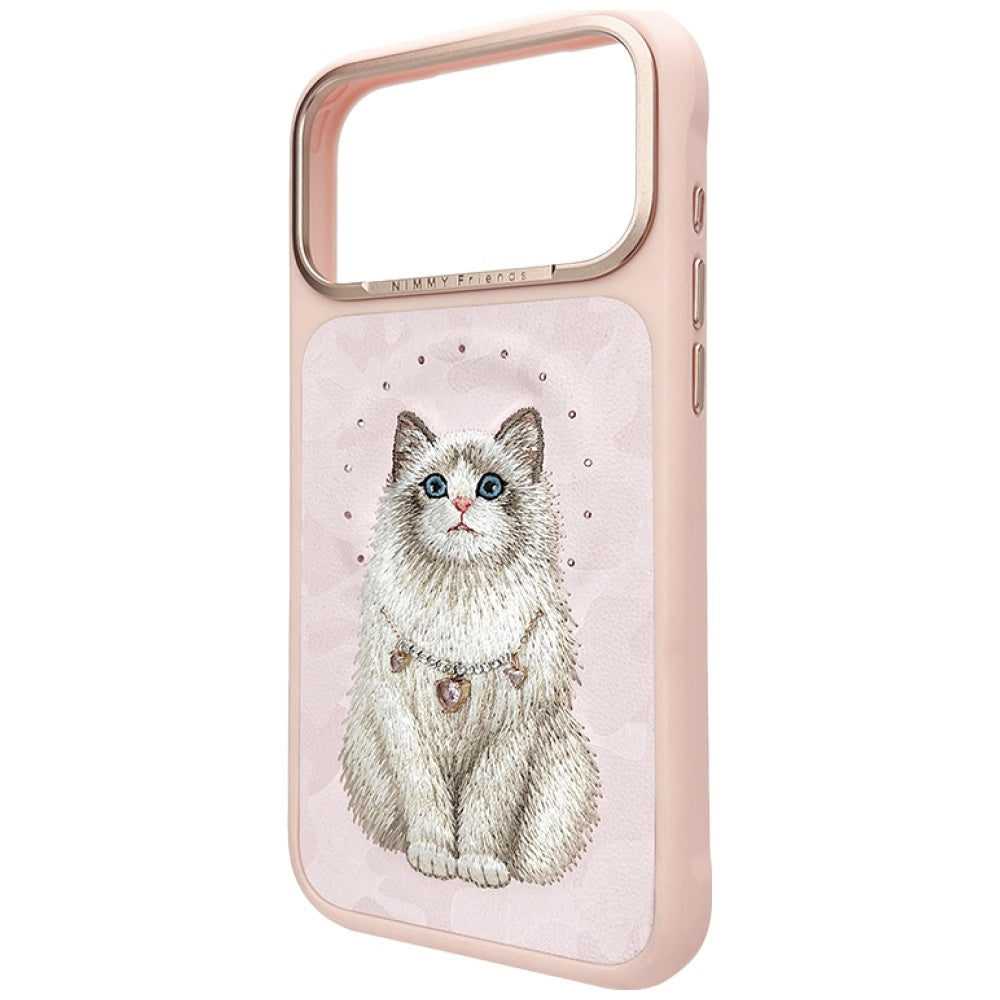 Nimmy Lucky Fashion Cat MagSafe case for iPhone 17 Pro - pink_3