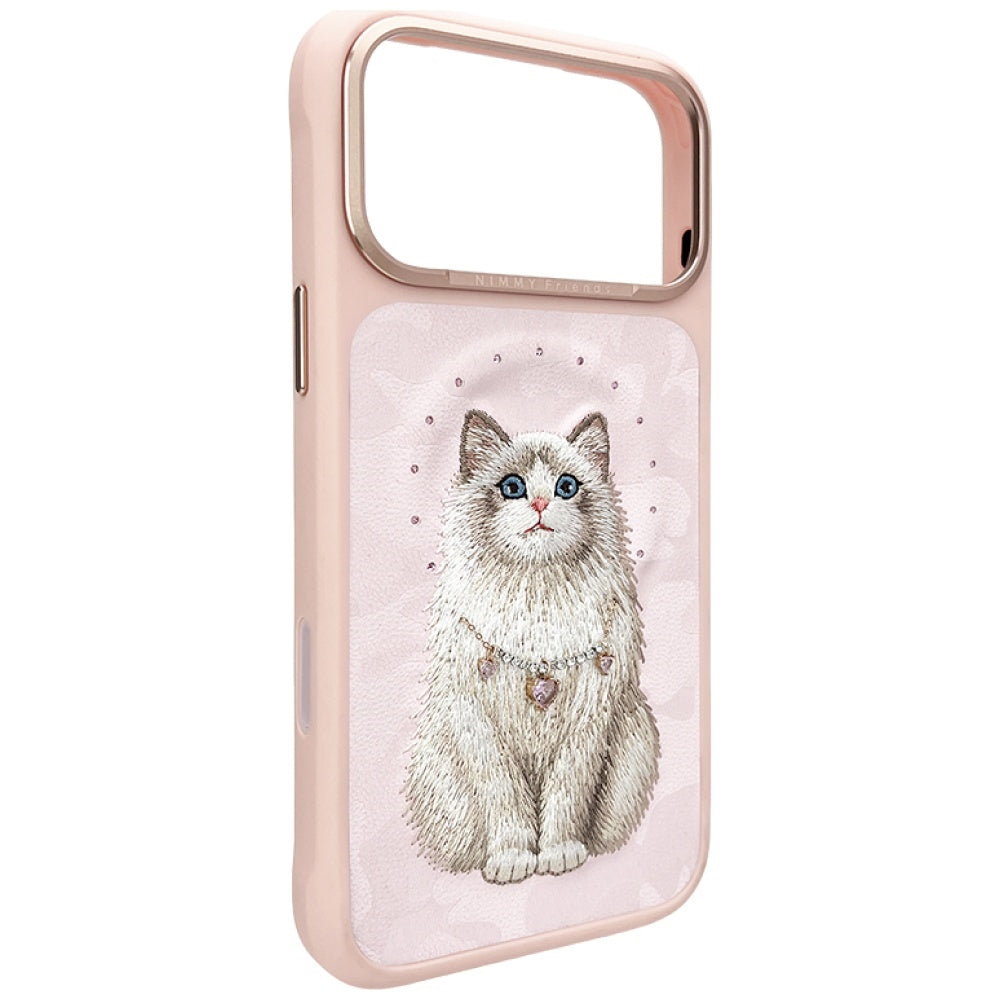 Nimmy Lucky Fashion Cat MagSafe case for iPhone 17 Pro - pink_4
