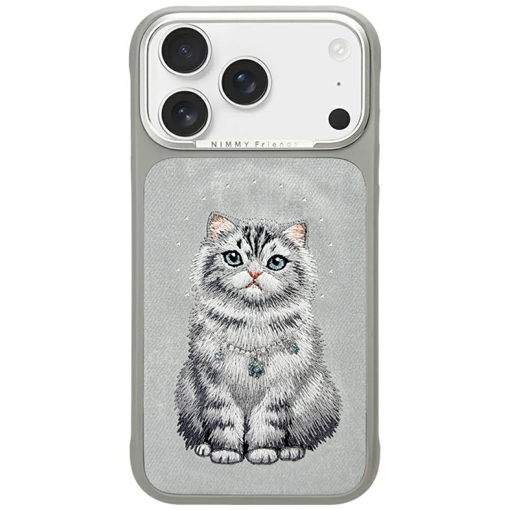 Nimmy Lucky Fashion Cat MagSafe case for iPhone 17 Pro - gray_0