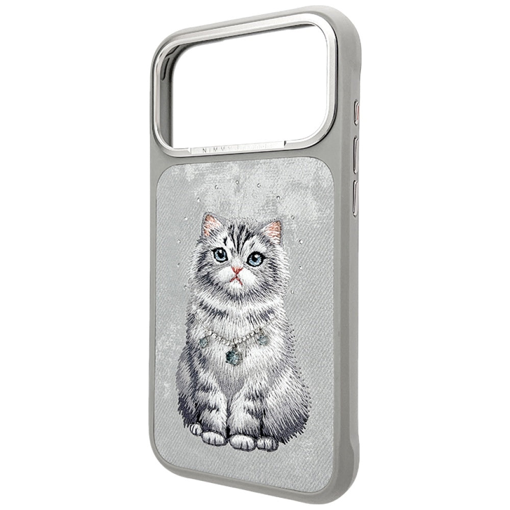 Nimmy Lucky Fashion Cat MagSafe case for iPhone 17 Pro - gray_1
