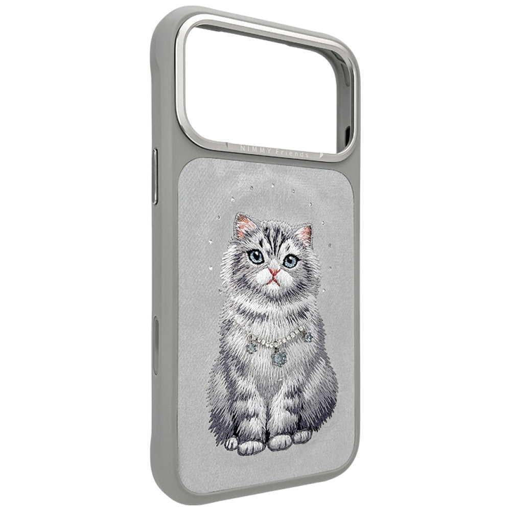 Nimmy Lucky Fashion Cat MagSafe case for iPhone 17 Pro - gray_2