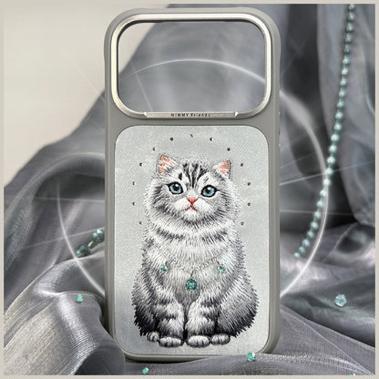 Nimmy Lucky Fashion Cat MagSafe case for iPhone 17 Pro - gray_6