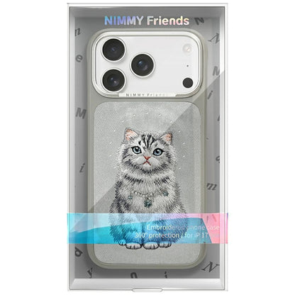 Nimmy Lucky Fashion Cat MagSafe case for iPhone 17 Pro - gray_7