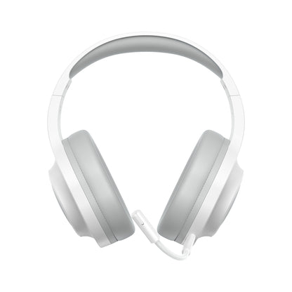 QCY Heroad V200 Tri-Mode Gaming Headphones with 7.1 Sound, 240h Battery, and Detachable Microphone - White_3