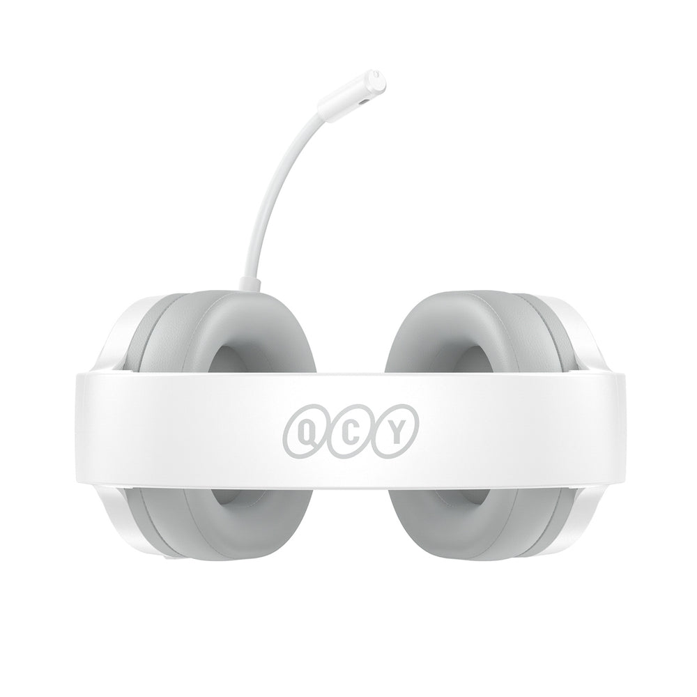 QCY Heroad V200 Tri-Mode Gaming Headphones with 7.1 Sound, 240h Battery, and Detachable Microphone - White_5