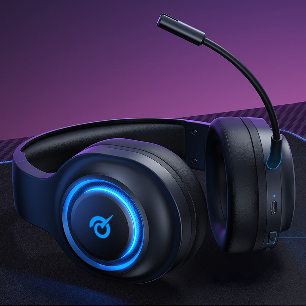 QCY Heroad V200 Tri-Mode Gaming Headphones with 7.1 Sound, 240h Battery, and Detachable Microphone - Black_13
