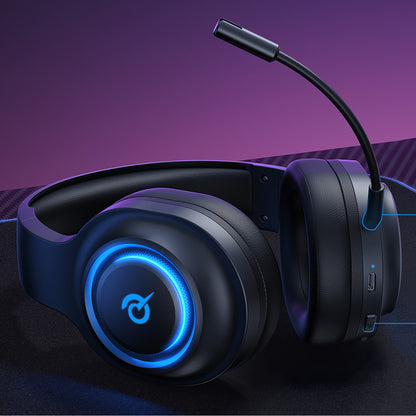 QCY Heroad V200 Tri-Mode Gaming Headphones with 7.1 Sound, 240h Battery, and Detachable Microphone - Black_13