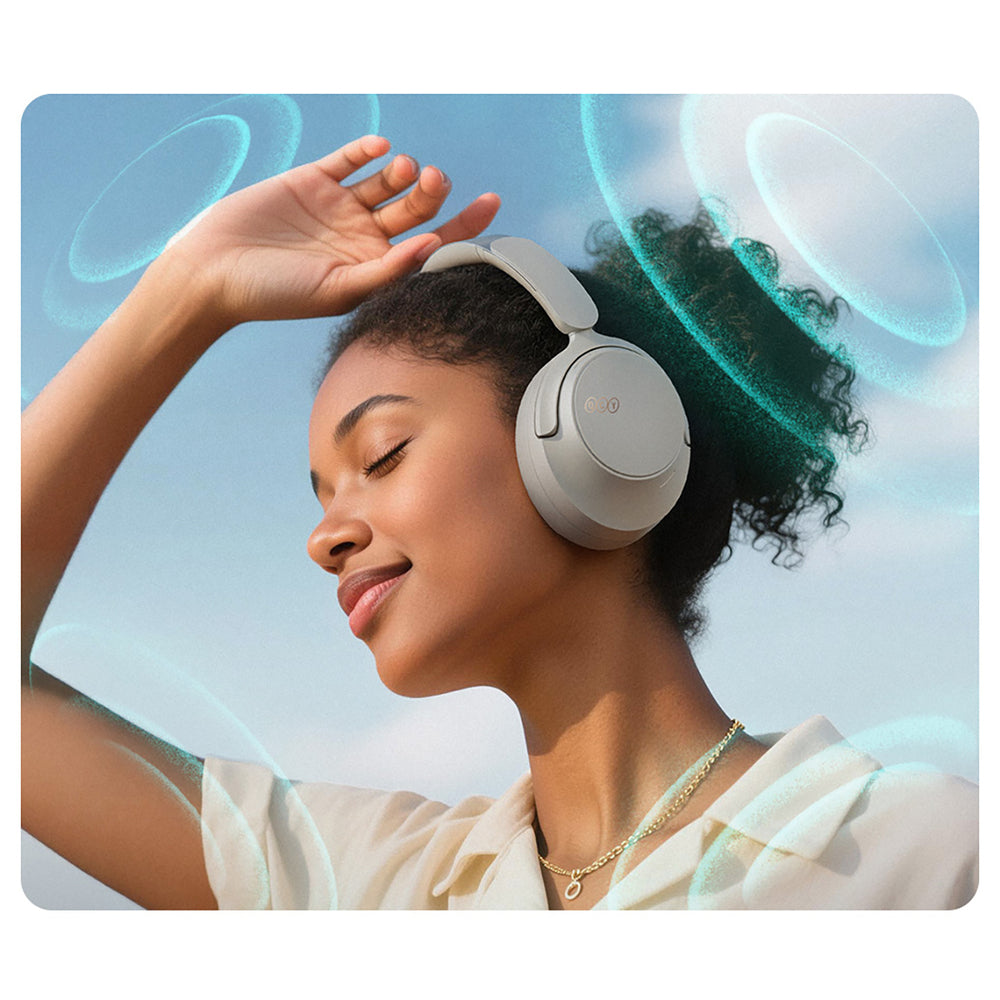 QCY H3S Wireless On-Ear Headphones with LDAC and ANC Noise Cancellation - Gray_10