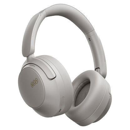 QCY H3S Wireless On-Ear Headphones with LDAC and ANC Noise Cancellation - Gray_1