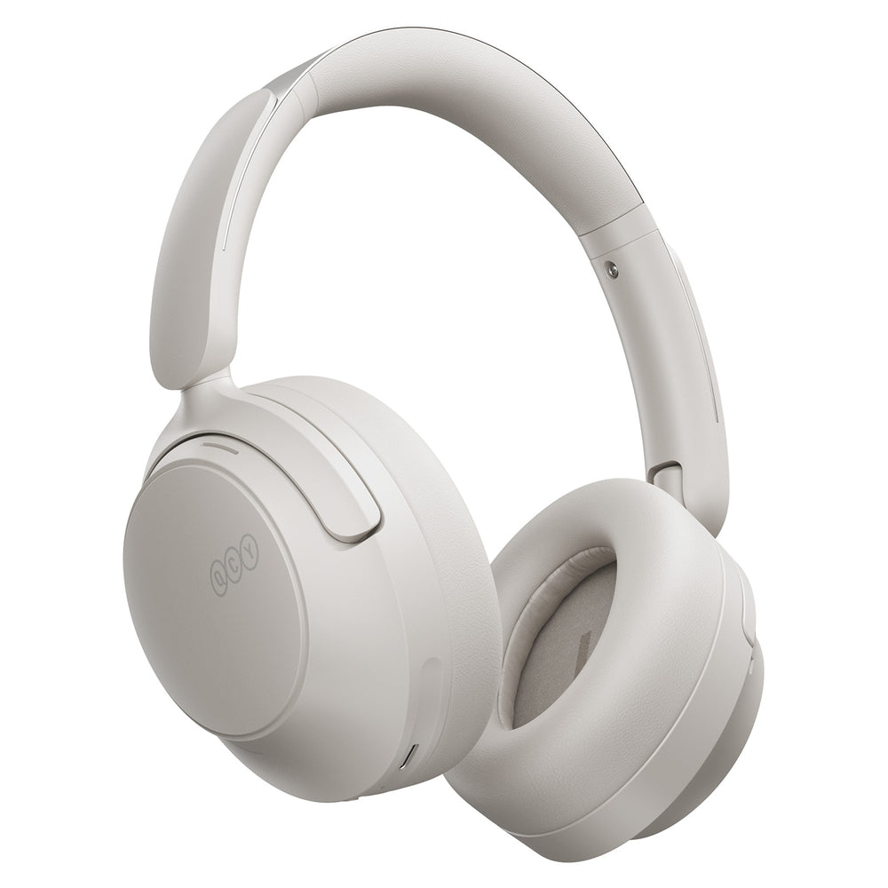 QCY H3S Wireless On-Ear Headphones with LDAC and ANC Noise Cancellation - White_1