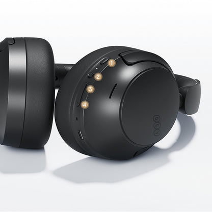 QCY H3S Wireless On-Ear Headphones with LDAC and ANC Noise Cancellation - Black_12