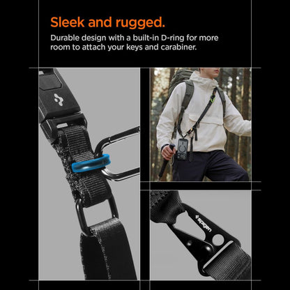 Spigen DA30M Stap Crossbody Phone Lanyard - Black_13