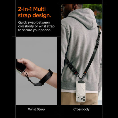 Spigen DA30M Stap Crossbody Phone Lanyard - Black_8