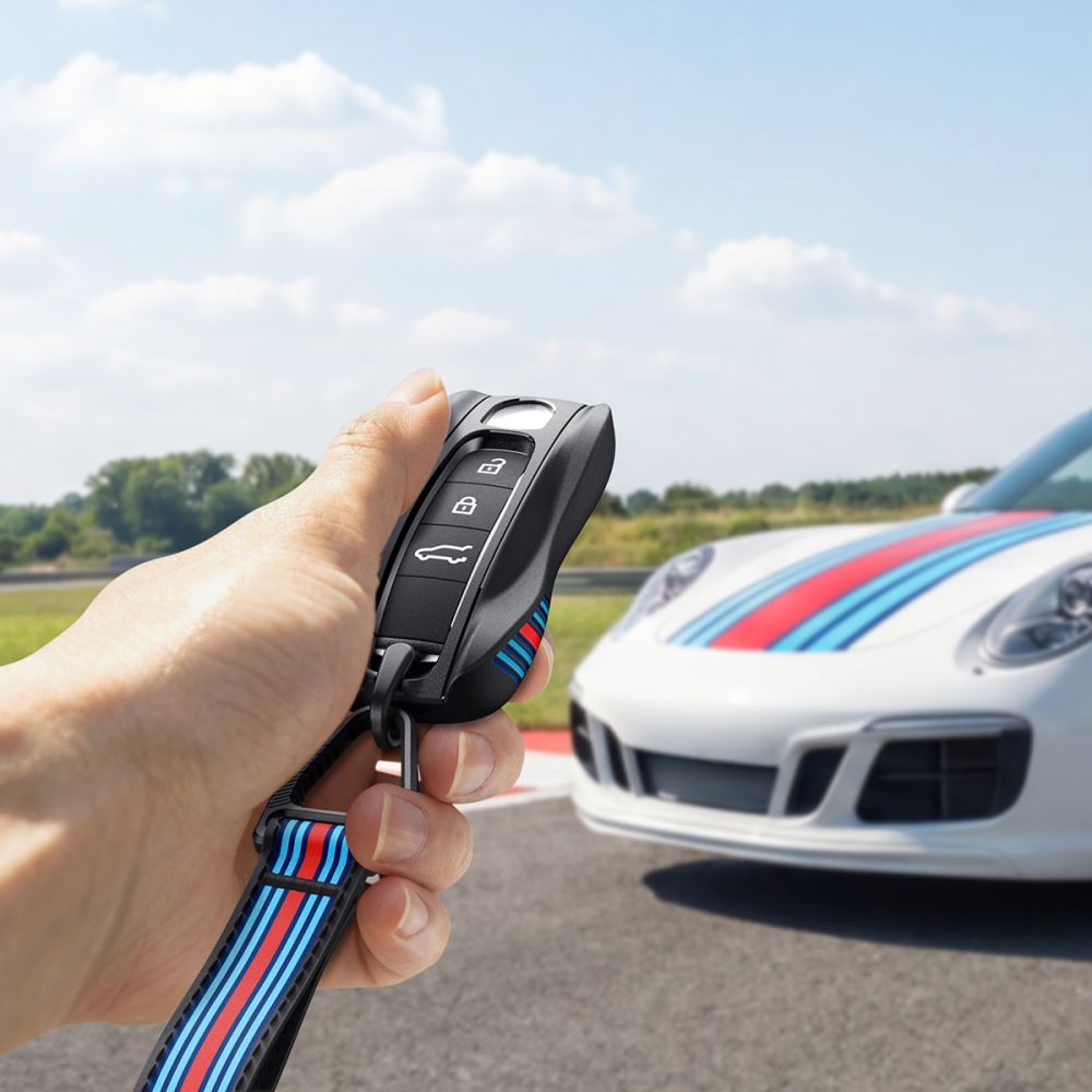 Spigen Porsche Key Fob Cover PK100 for car keys - black_7