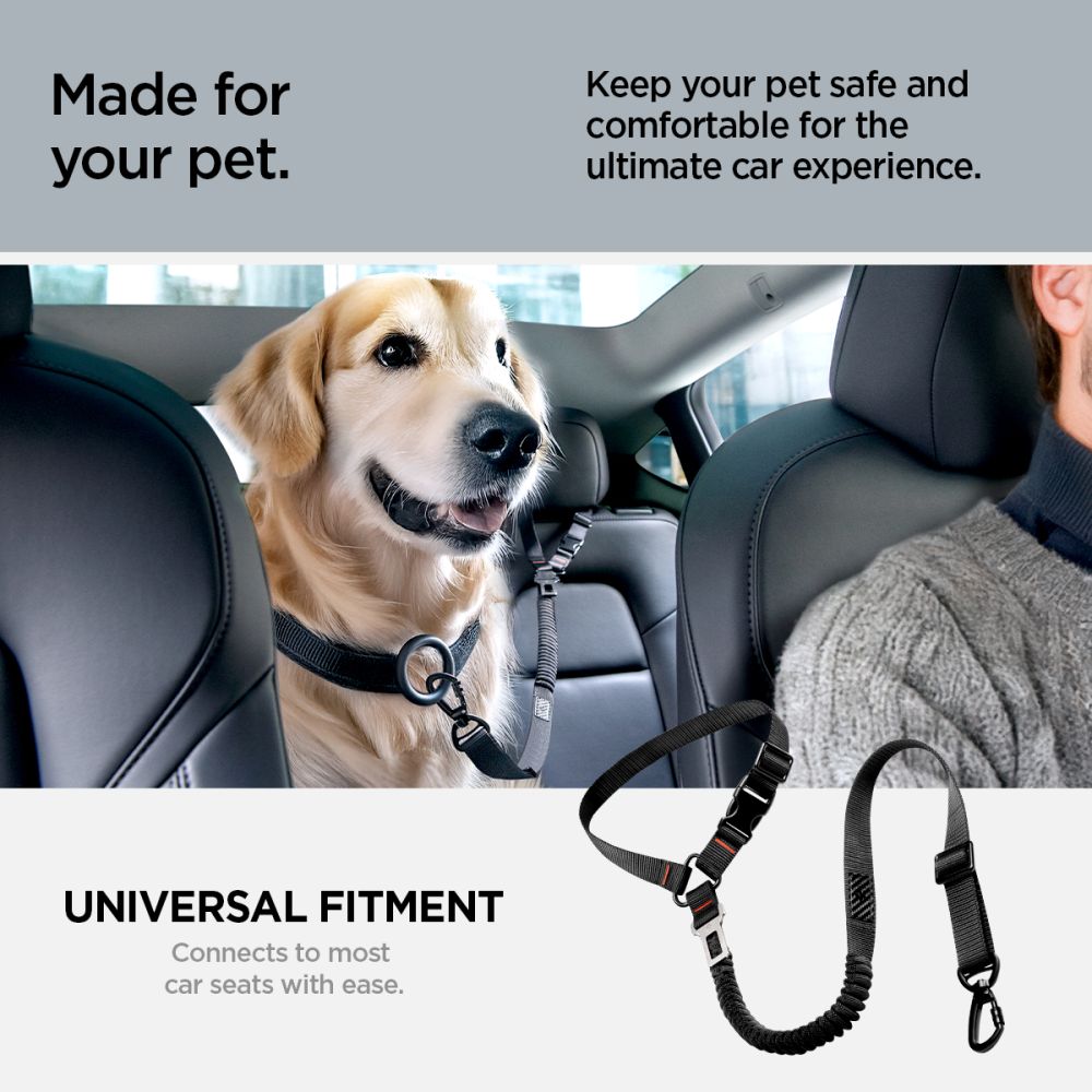 Spigen PS100 Universal Pet Seat Belt - Black_9