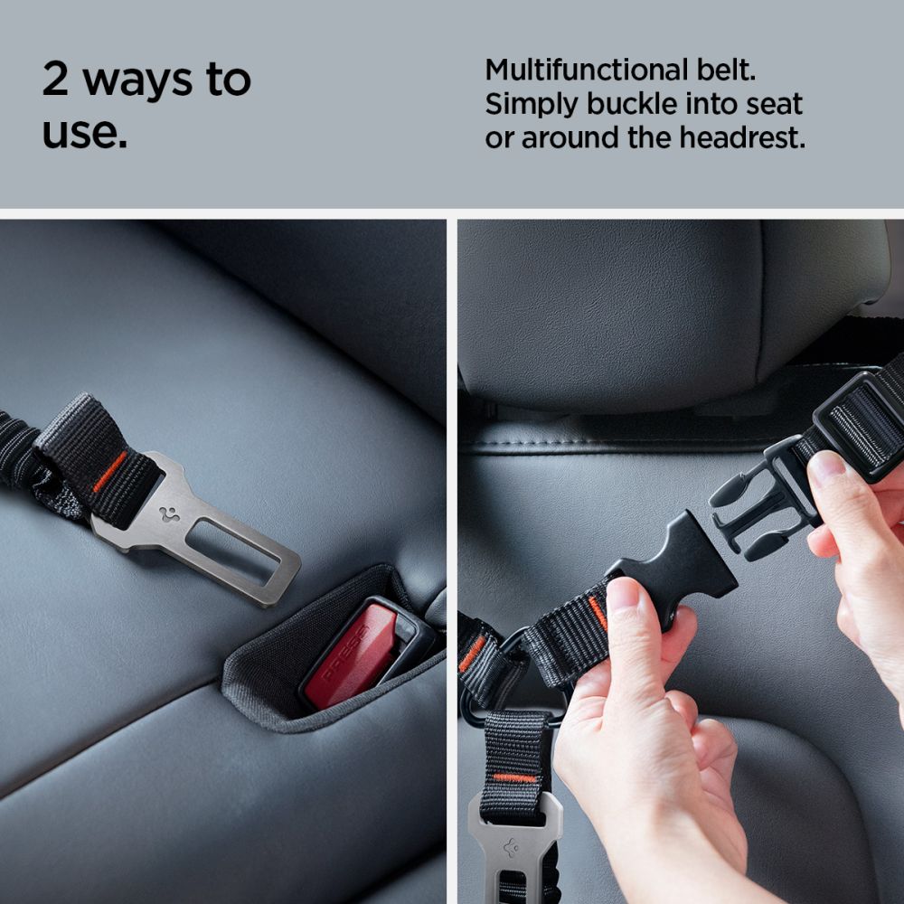 Spigen PS100 Universal Pet Seat Belt - Black_10
