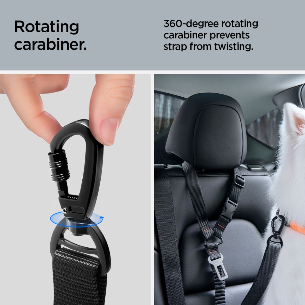Spigen PS100 Universal Pet Seat Belt - Black_13