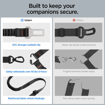 Spigen PS100 Universal Pet Seat Belt - Black_15