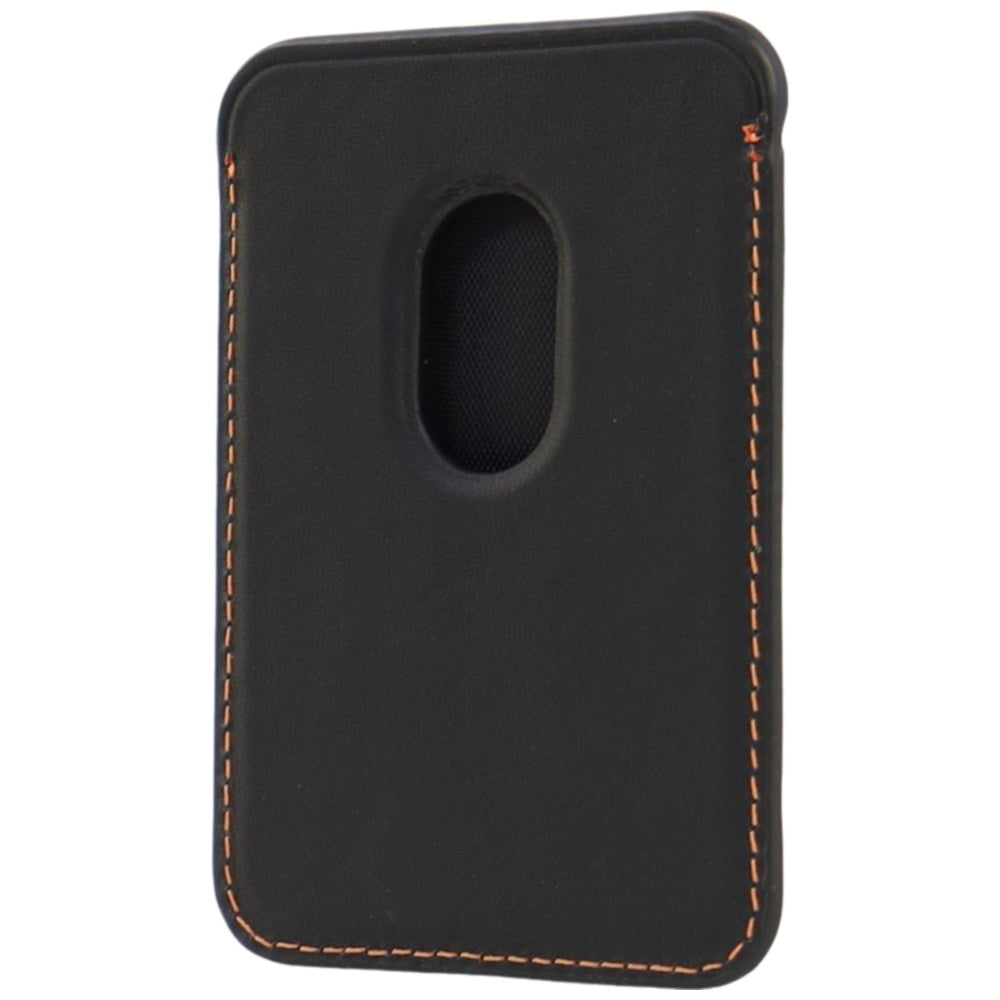Lamborghini Urus D8 Genuine Leather MagSafe Magnetic Phone Wallet - Black and Red_5