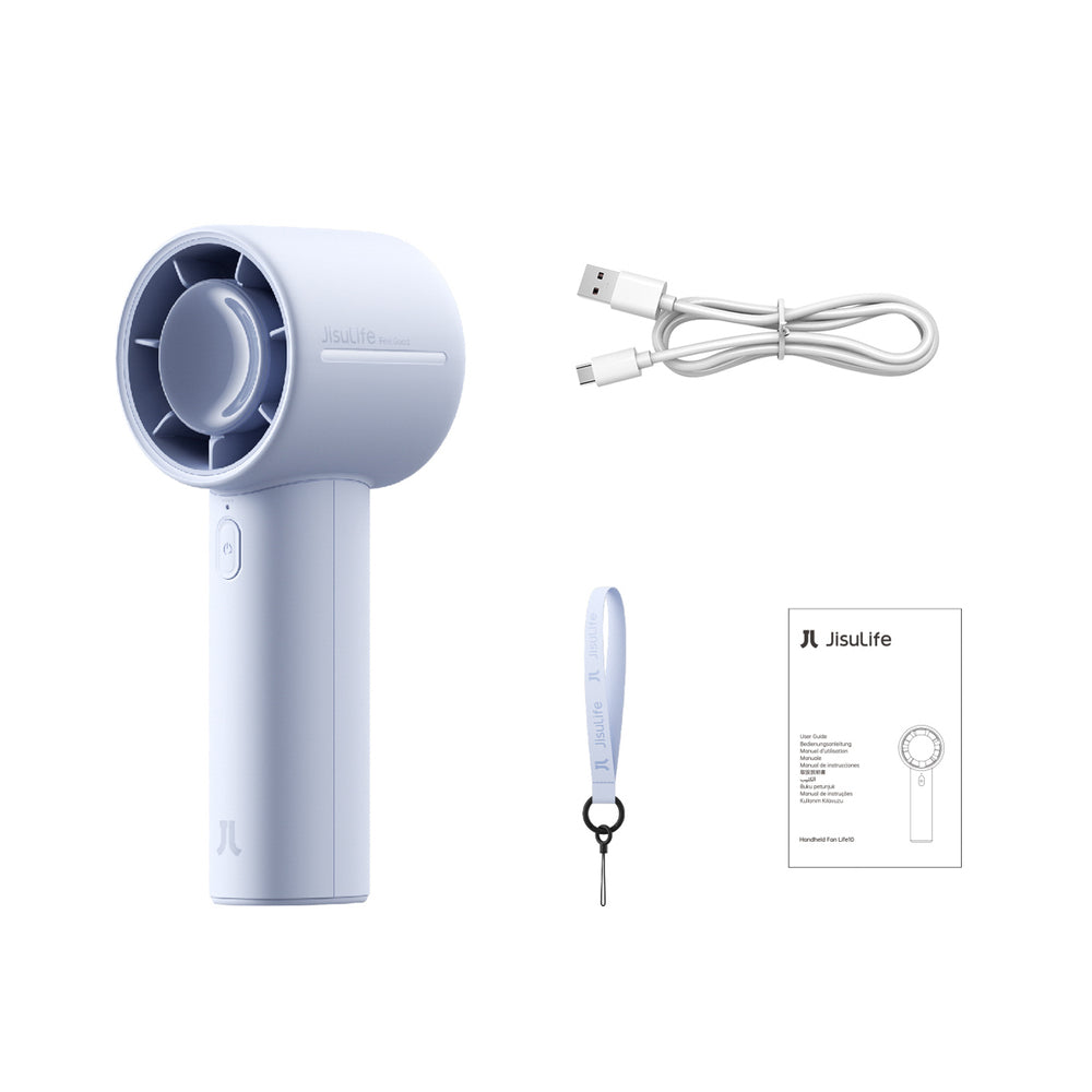 Jisulife Handheld Fan 10 4000mAh Portable USB Fan - Blue_1
