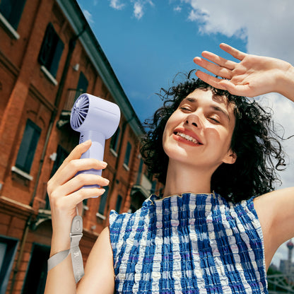 Jisulife Handheld Fan 10 4000mAh Portable USB Fan - Blue_6