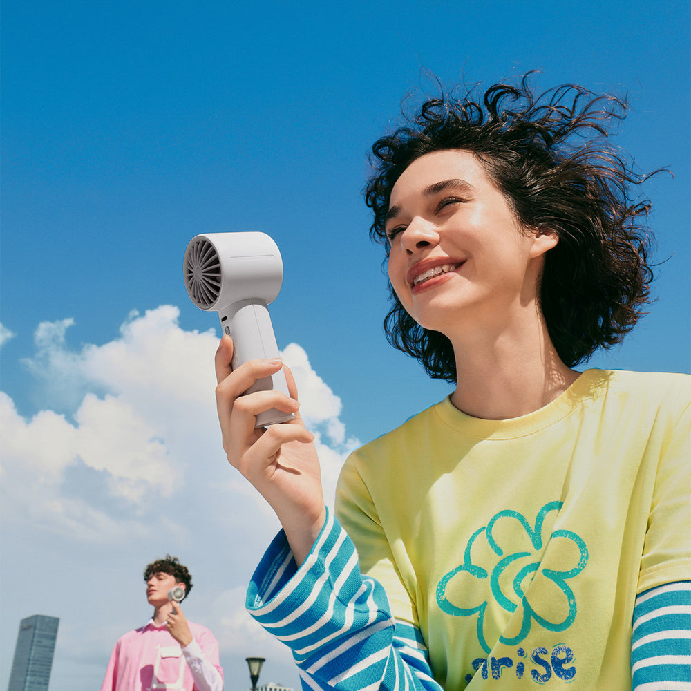 Jisulife Handheld Fan 10 4000mAh Portable USB Fan - Gray_9