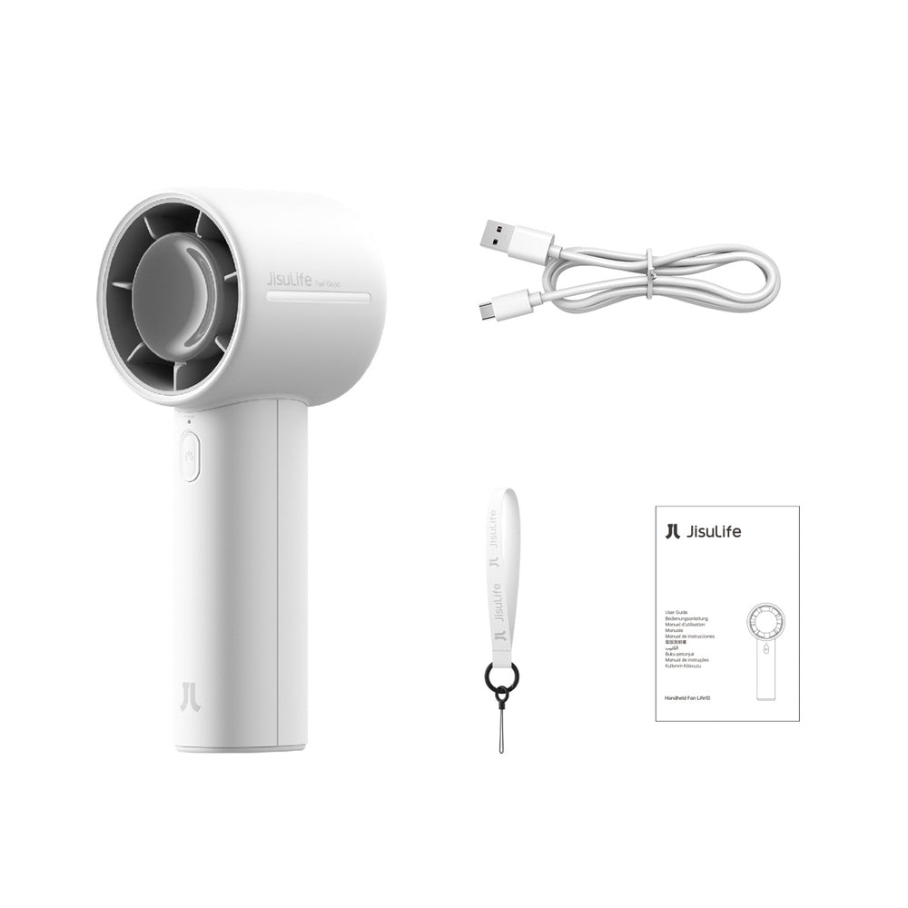 Jisulife Handheld Fan 10 4000mAh Portable USB Fan - Gray_1