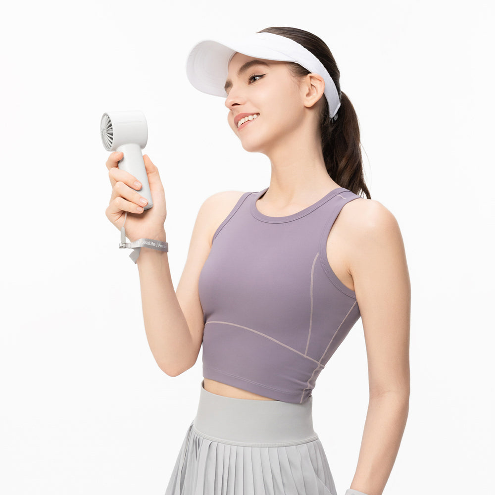 Jisulife Handheld Fan 10 4000mAh Portable USB Fan - Gray_7