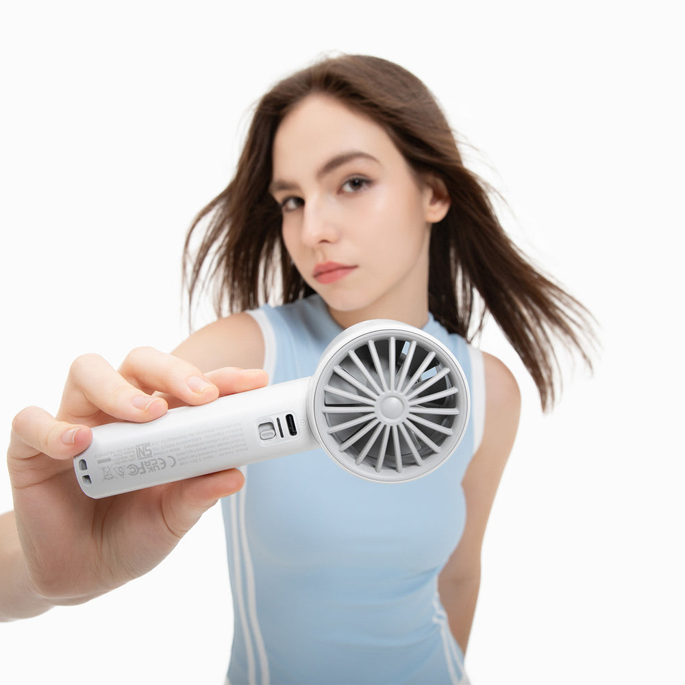 Jisulife Handheld Fan 10 4000mAh Portable USB Fan - Gray_8