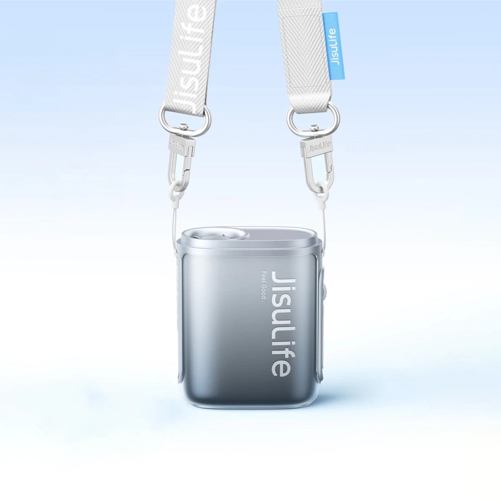 Jisulife Neck Fan 5 4500mAh Mini Fan with Lanyard - Black_1
