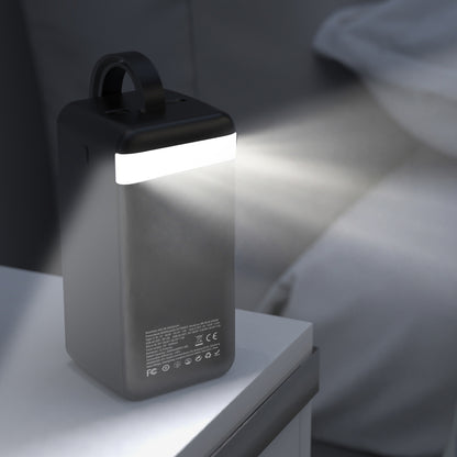 Powerbank Wozinsky W8-B 50000mAh 30W 2xUSB-A and 1xUSB-C and USB micro with flashlight - black_5