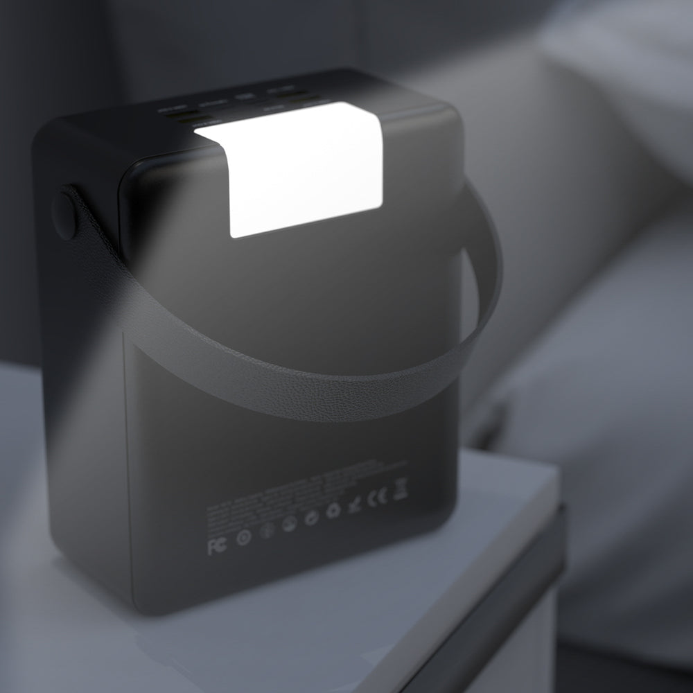 Wozinsky W8-B 100000mAh 30W Powerbank 2xUSB-A and 2xUSB-C with Flashlight - Black_5