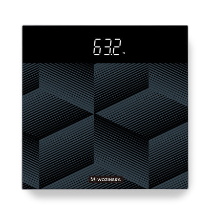 Wozinsky WAL-180 Bathroom Scale up to 180 kg Accurate - Black_1