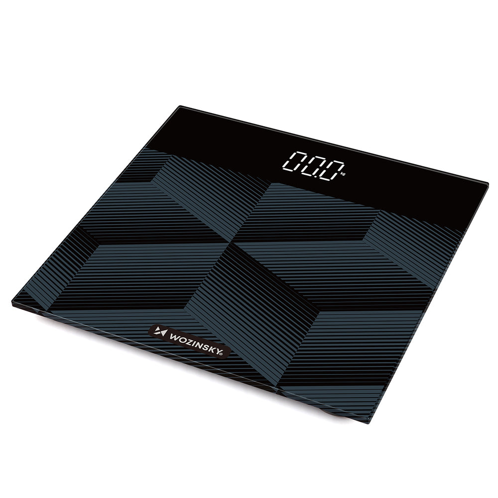 Wozinsky WAL-180 Bathroom Scale up to 180 kg Accurate - Black_2