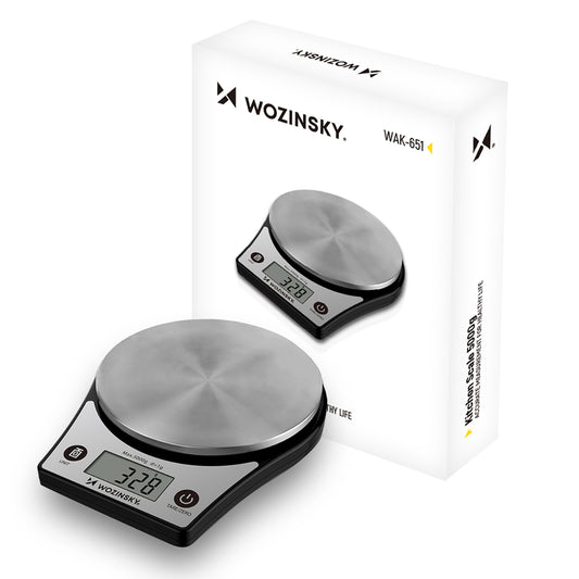 Wozinsky WAK-651 Kitchen Scale with LCD Display up to 5 kg - Black_0
