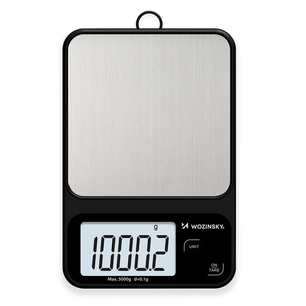 Wozinsky WAK-2252 kitchen scale accurate with large LCD display up to 5 kg - black_2