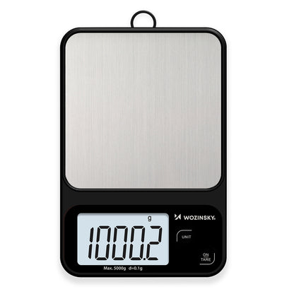 Wozinsky WAK-2252 kitchen scale accurate with large LCD display up to 5 kg - black_2