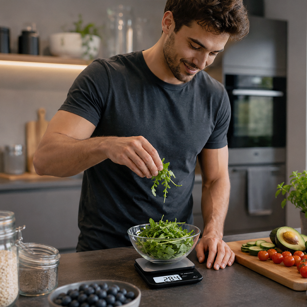 Wozinsky WAK-2252 kitchen scale accurate with large LCD display up to 5 kg - black_3